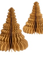 Sass & Belle Sass & Belle Kraft Paper Honeycomb Tree Standing Decoration Set 2
