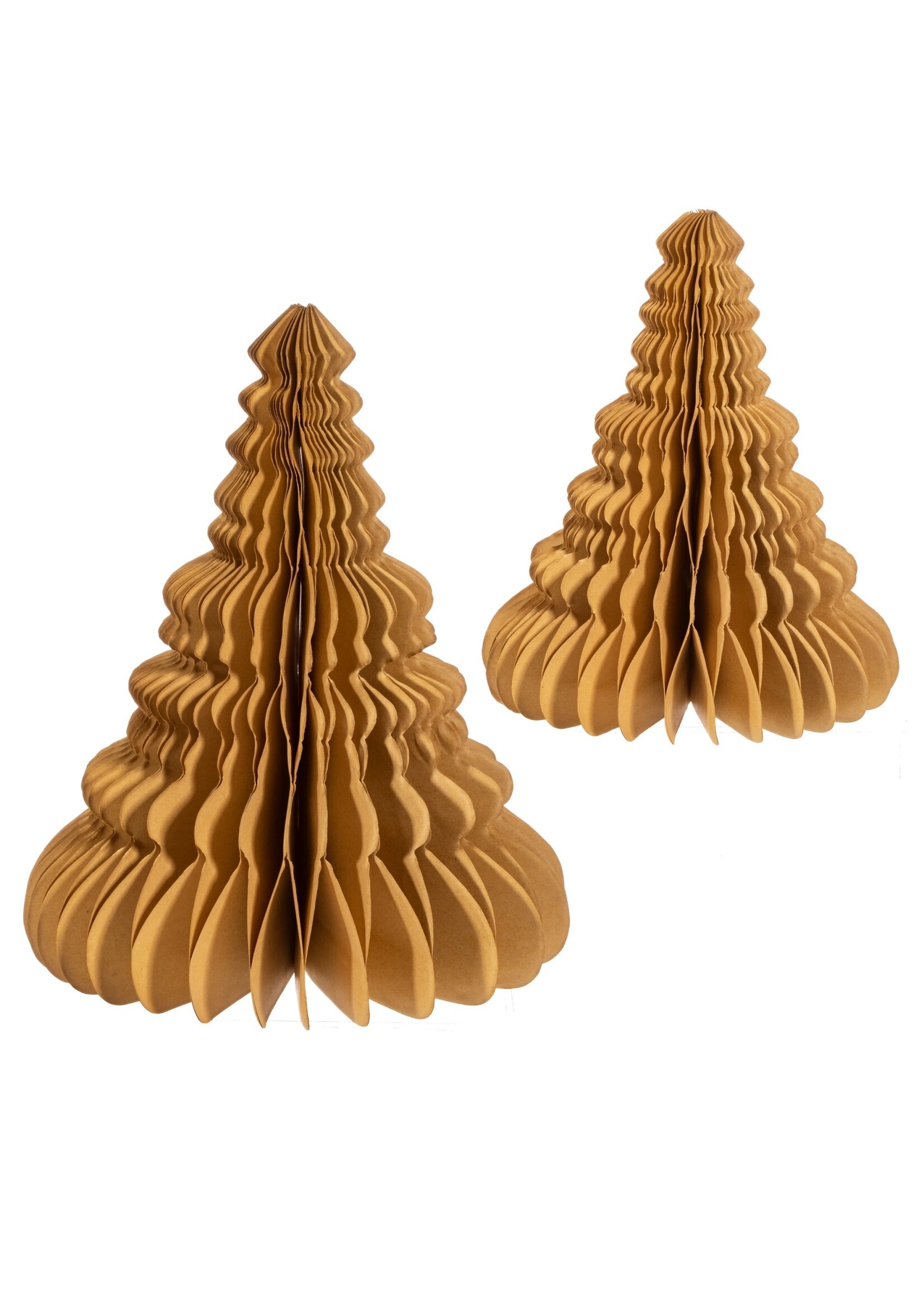 Sass & Belle Sass & Belle Kraft Paper Honeycomb Tree Standing Decoration Set 2