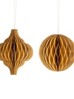 Sass & Belle Kraft Paper Honeycomb Hanging Decoration (price is for one)