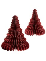 Sass & Belle Sass & Belle Red Paper Honeycomb Hanging Decoration Assorted