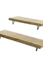 Decoris Decoris Wooden Shelf On Legs 70 x 22 cm