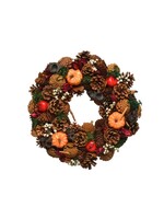 Decoris Pumpkin Halloween Autumn Wreath 32cm