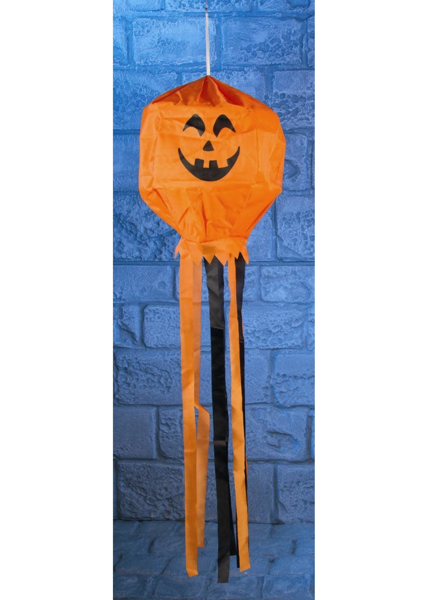 Premier Premier Pumpkin Face 1m Long Wind Sock Orange coloured