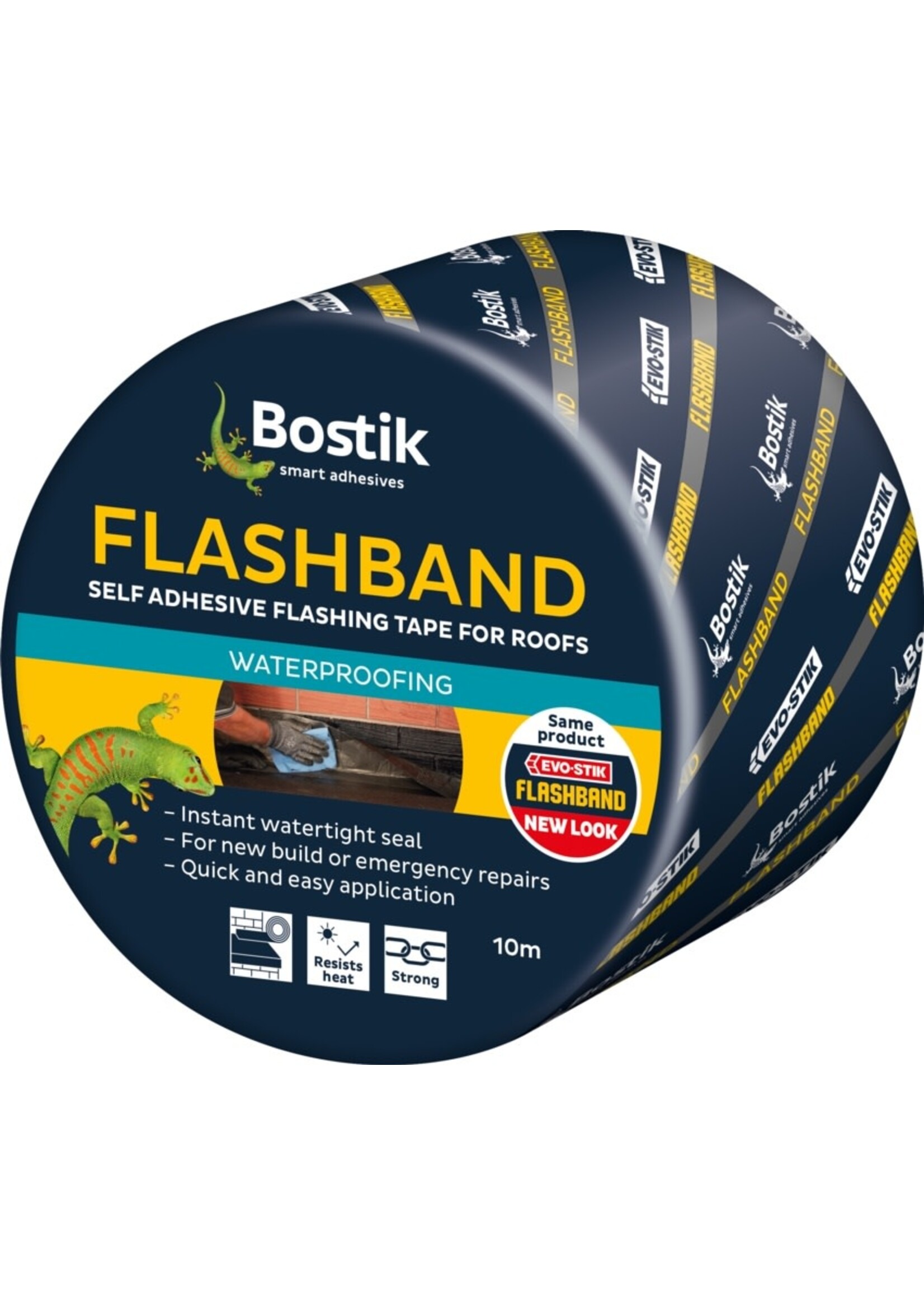 Bostik Bostik Flashband Original Finish 10m x 225mm Grey Finish