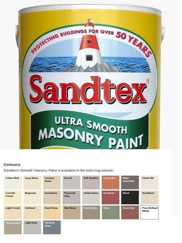 Dulux masonry paint smooth white 5l Clock’s Home and Garden