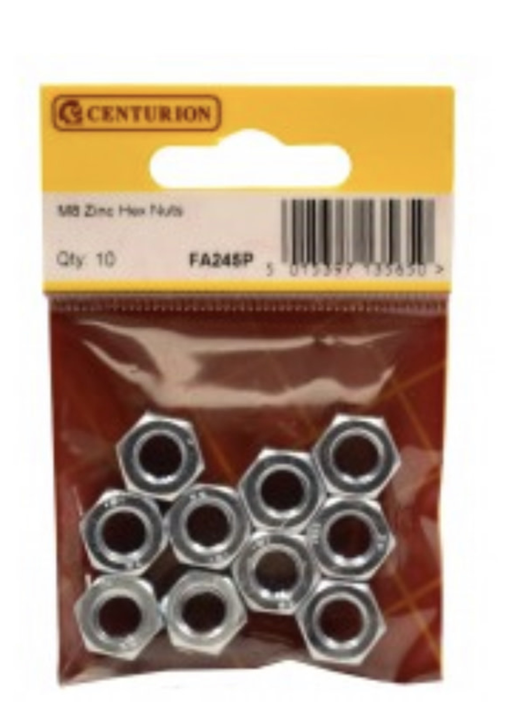 SupaFix M8 Steel Hex Nuts