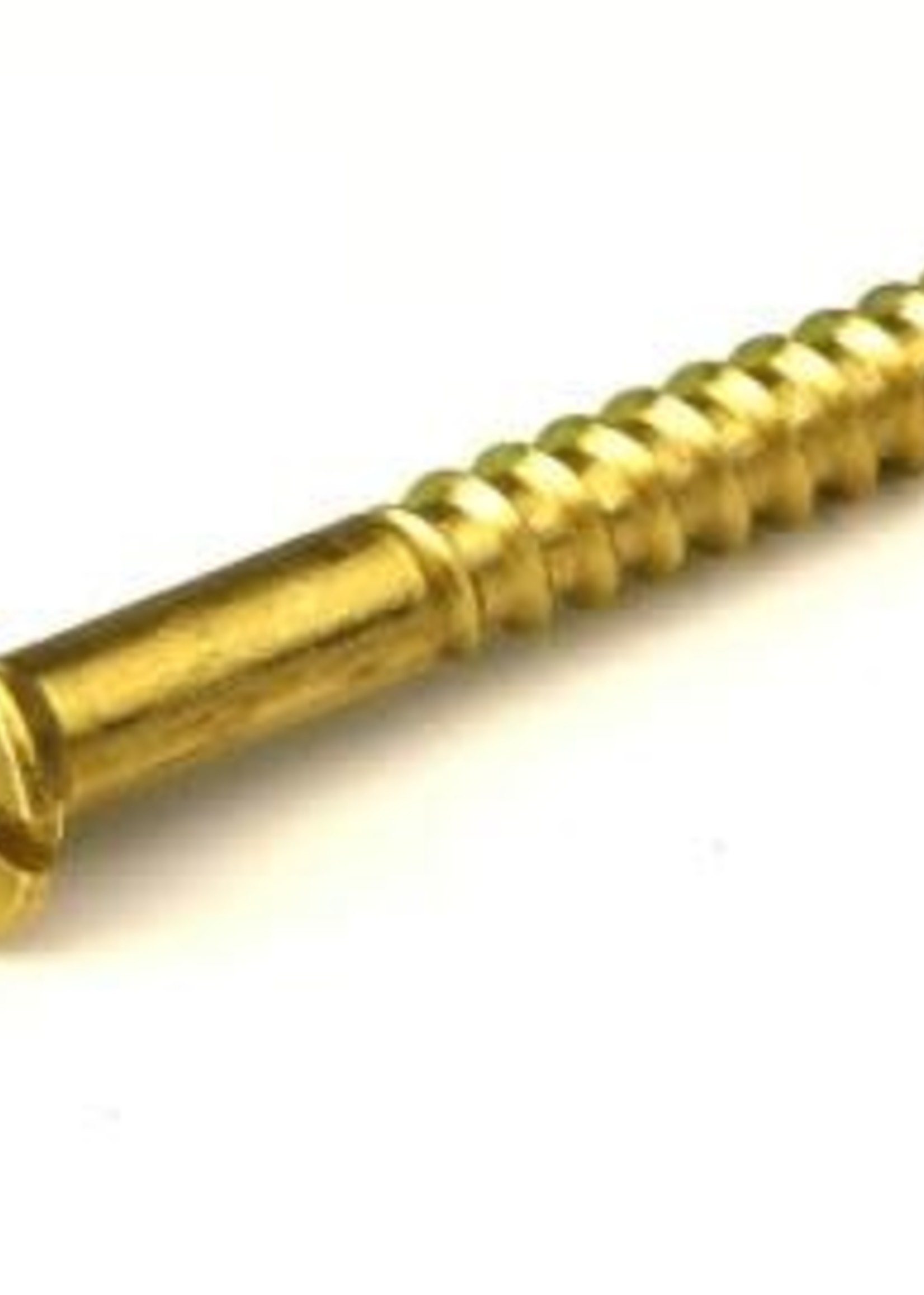 Securit Screws Brass CSK Slotted 6 1 1/2"