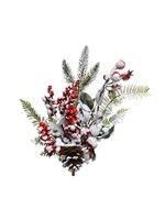 Decoris Red Berries and Pinecone