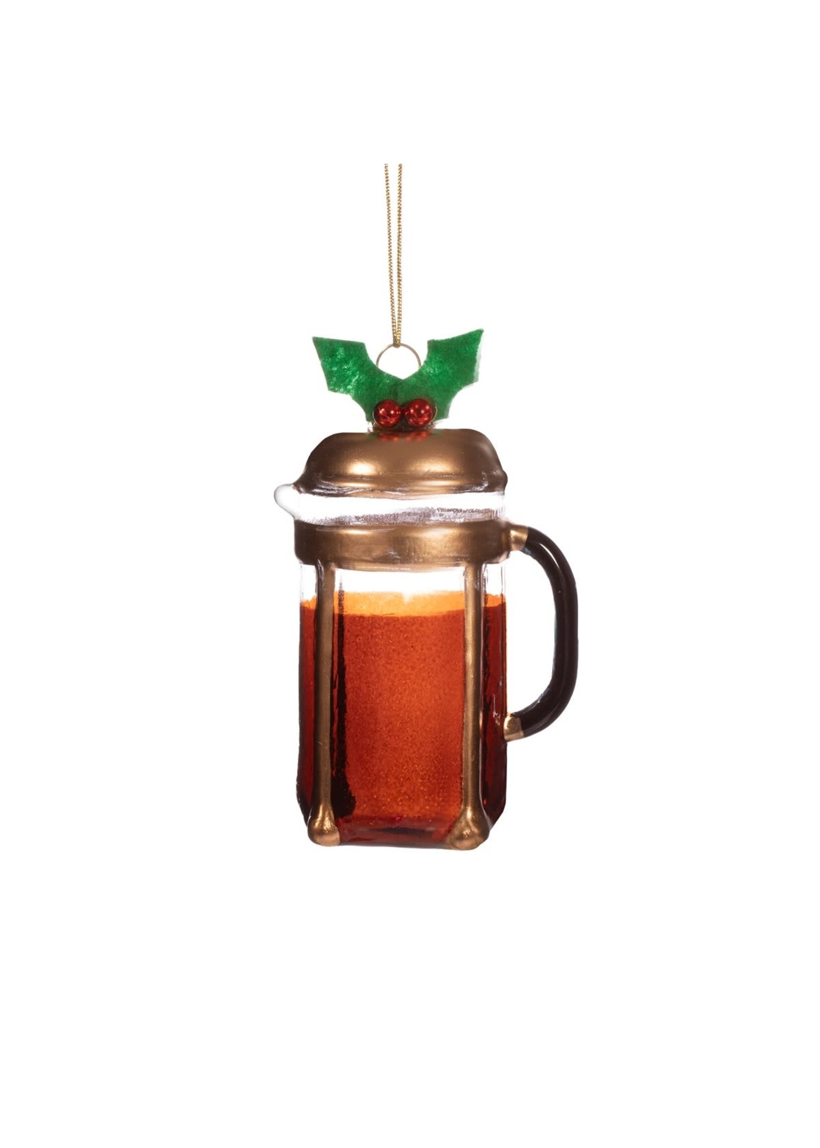 Sass & Belle Christmas Cafetiere Bauble
