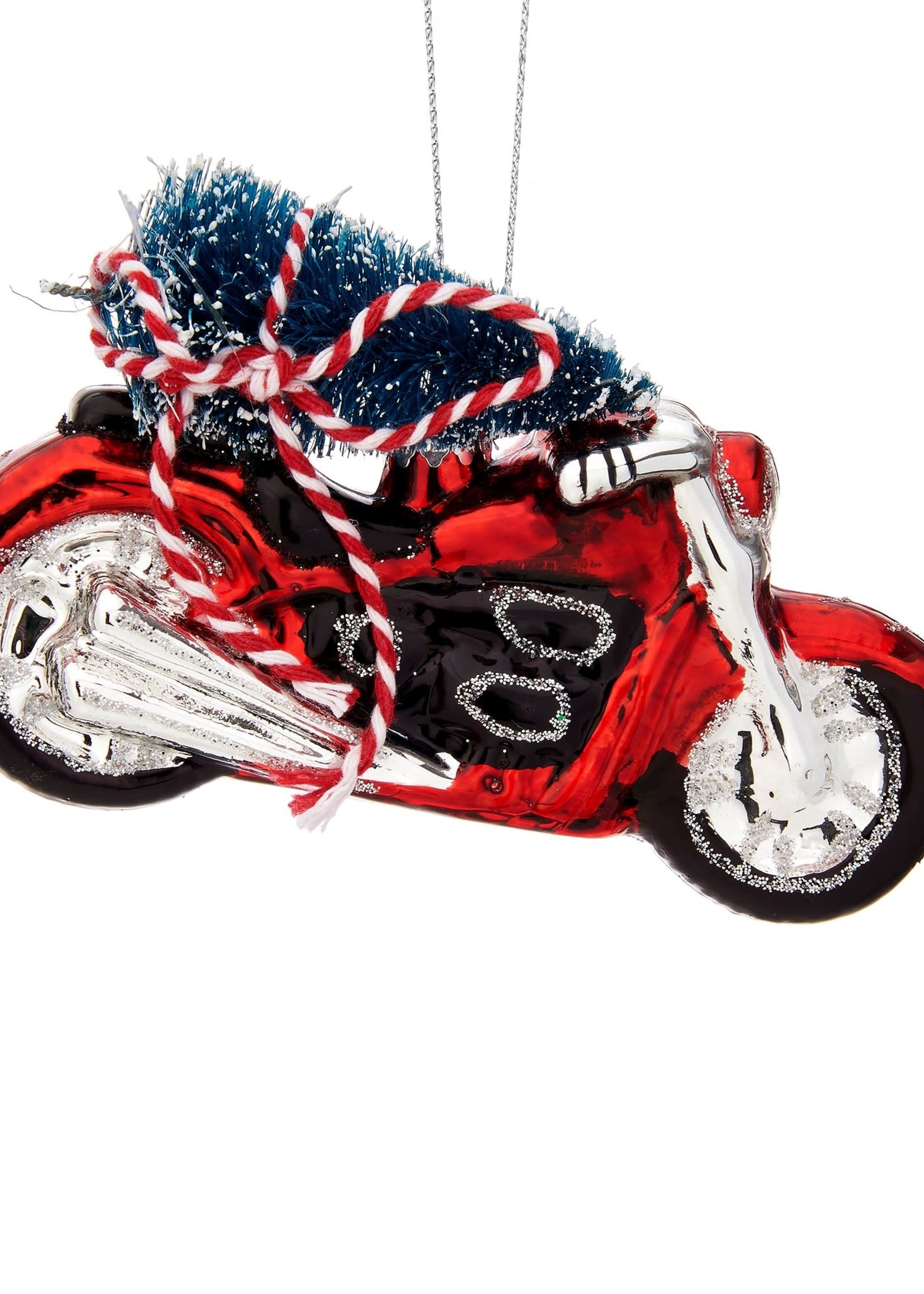 Sass & Belle Motorcycle with Christmas Tree Bauble