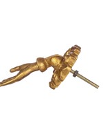 Sass & Belle Gold Hands Pendant Drawer Knobs - Set of 2