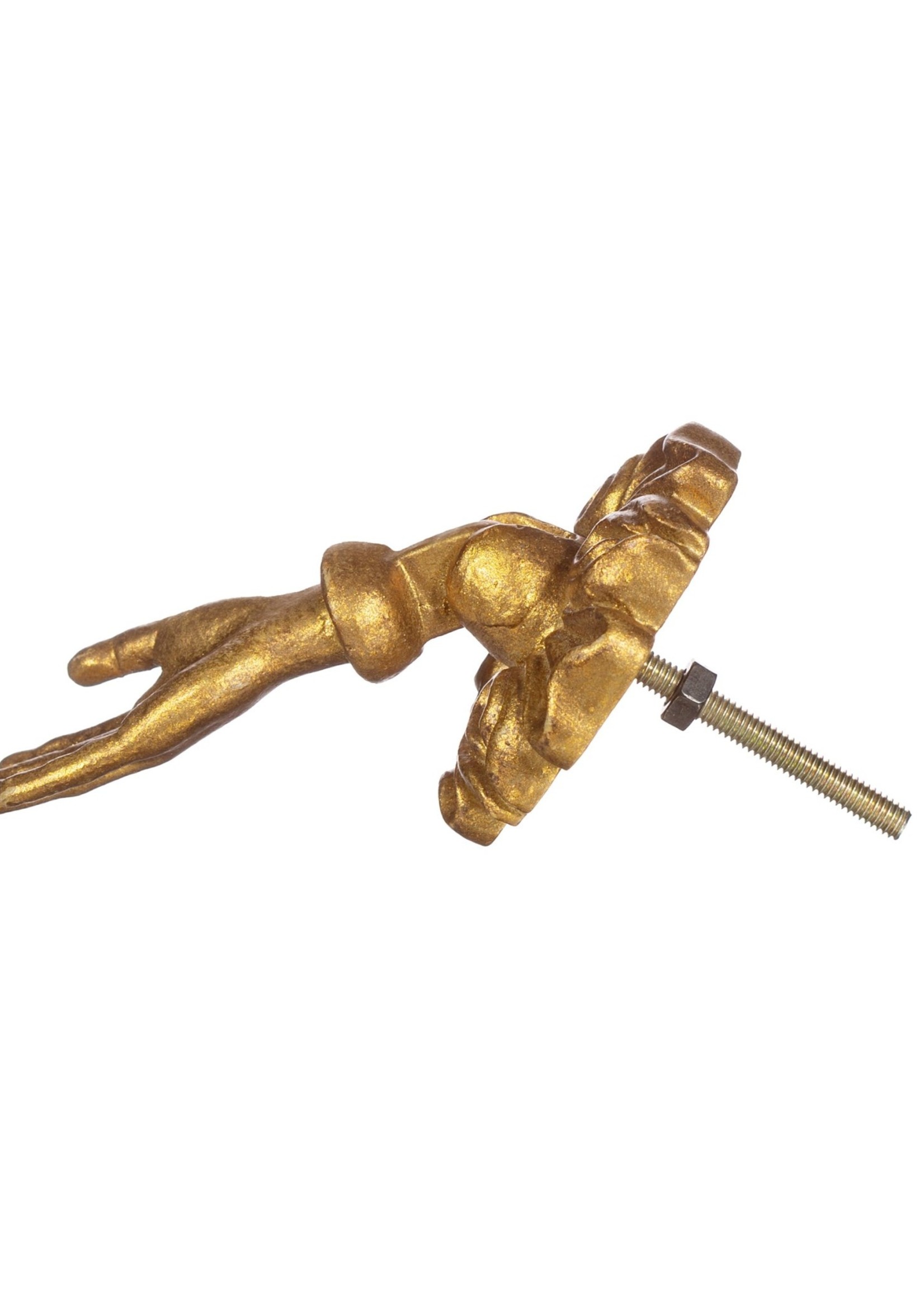 Sass & Belle Gold Hands Pendant Drawer Knobs - Set of 2