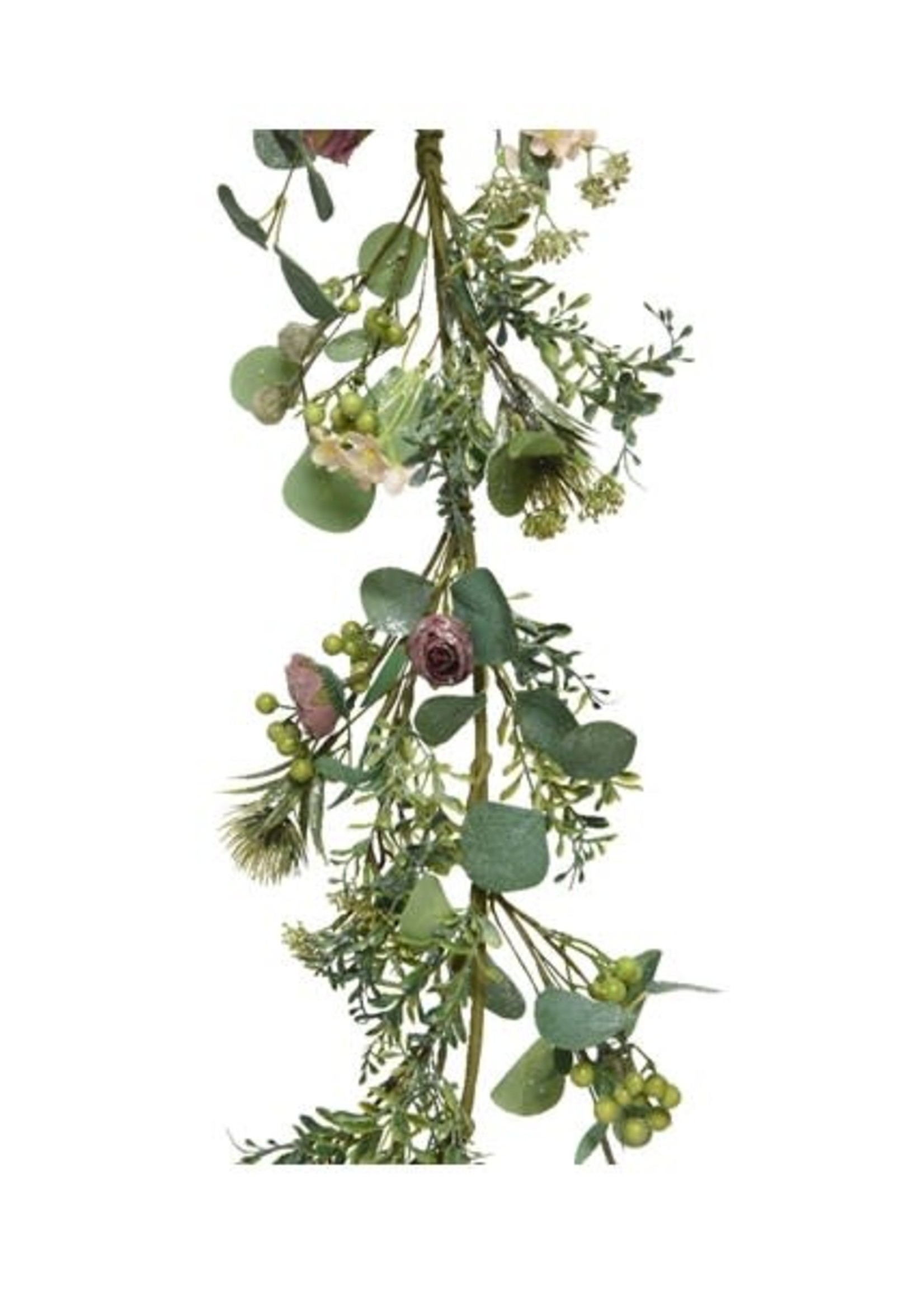 Decoris Rose Foliage Garland 175cm