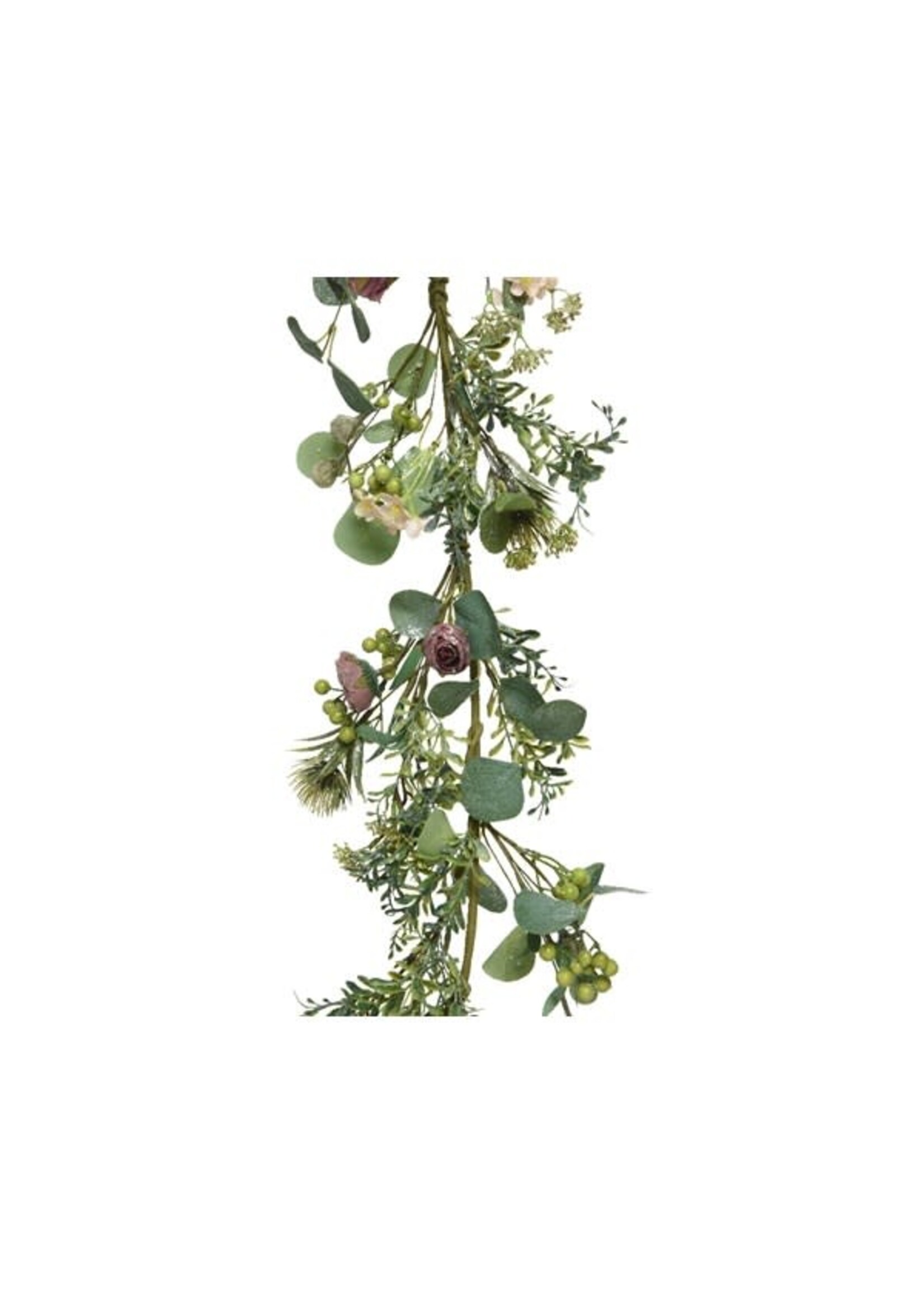 Decoris Rose Foliage Garland 175cm