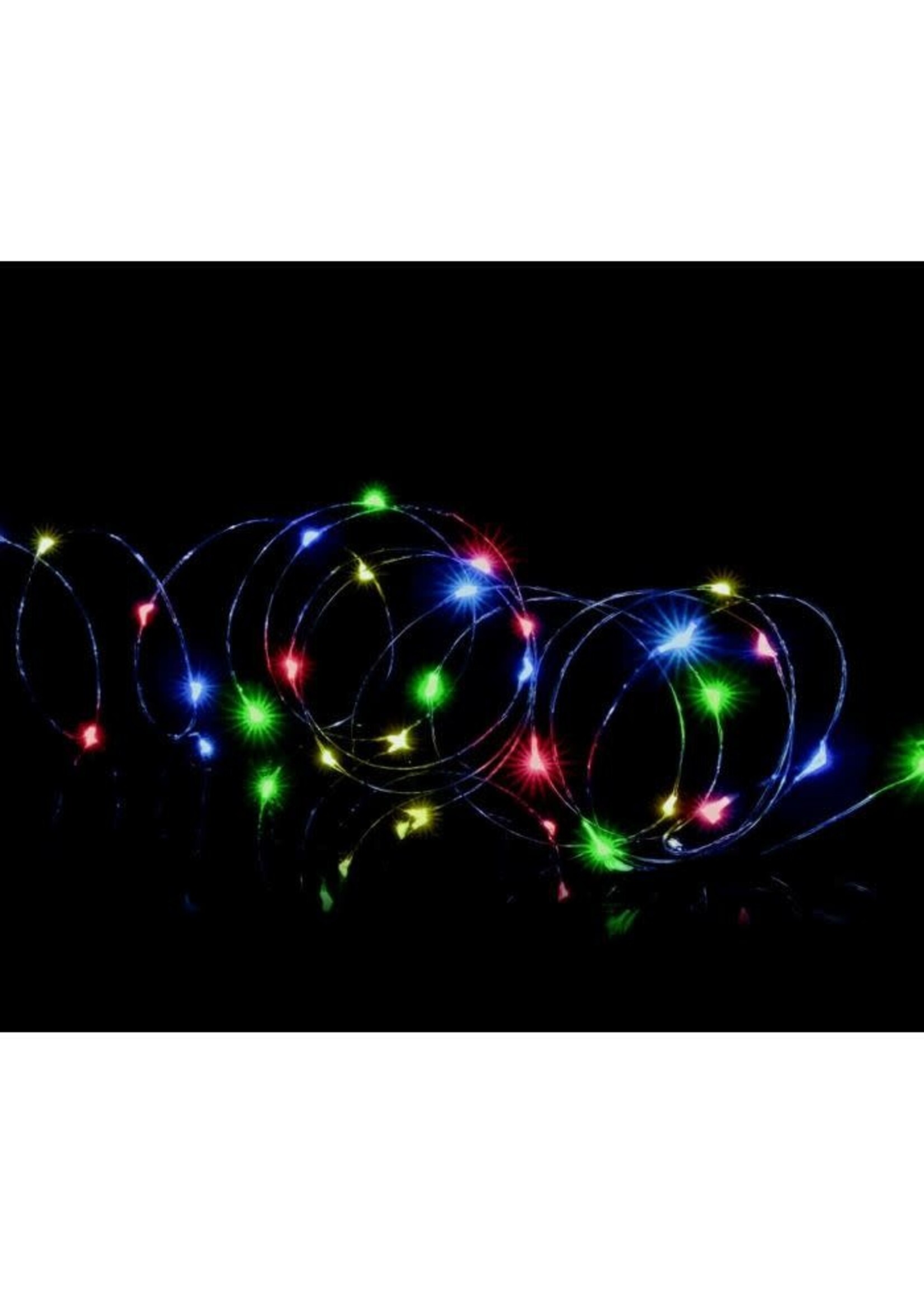 Premier Battery Multi Coloured 100 Pin Wire LED Lights Indoor/Outdoor