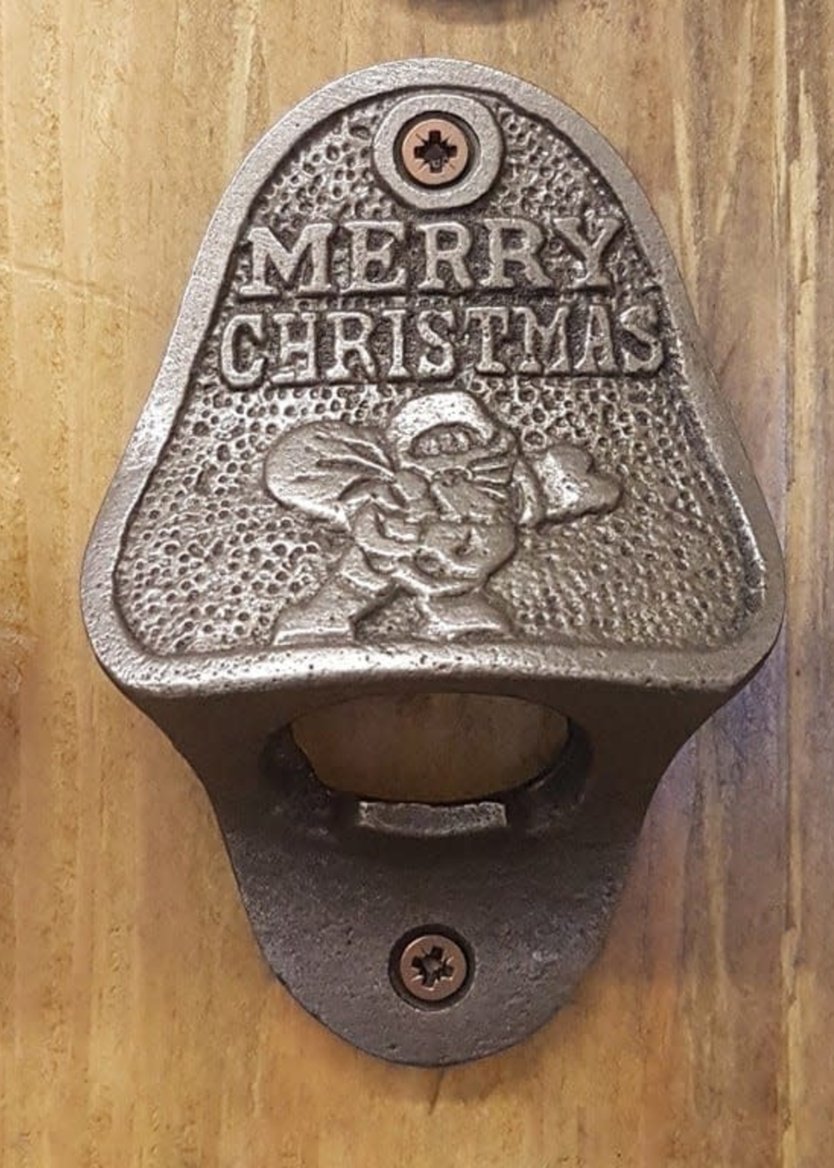 Wall mounted Bottle opener - Merry christmas