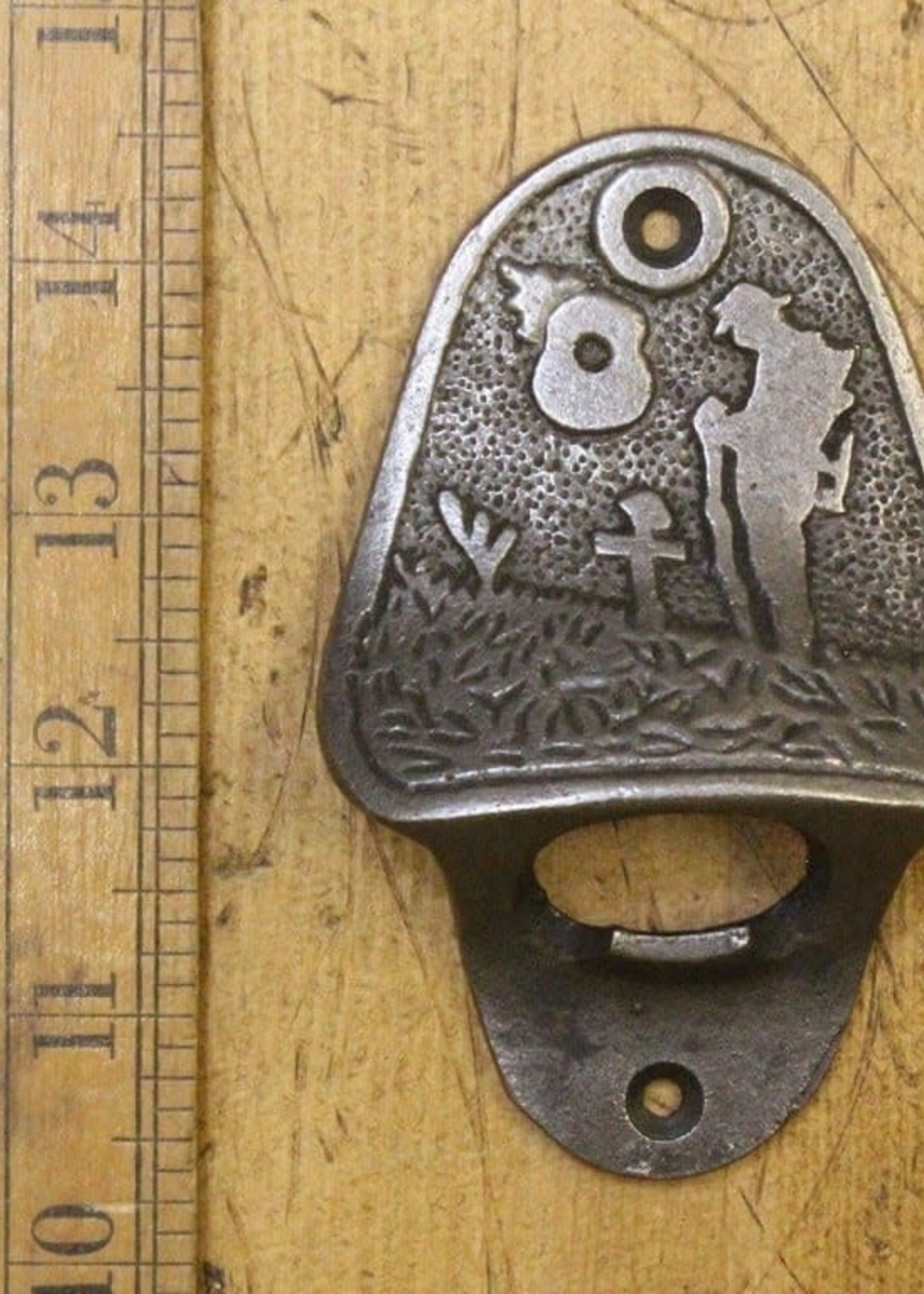 Wall mounted bottle opener - Forgotten soldier