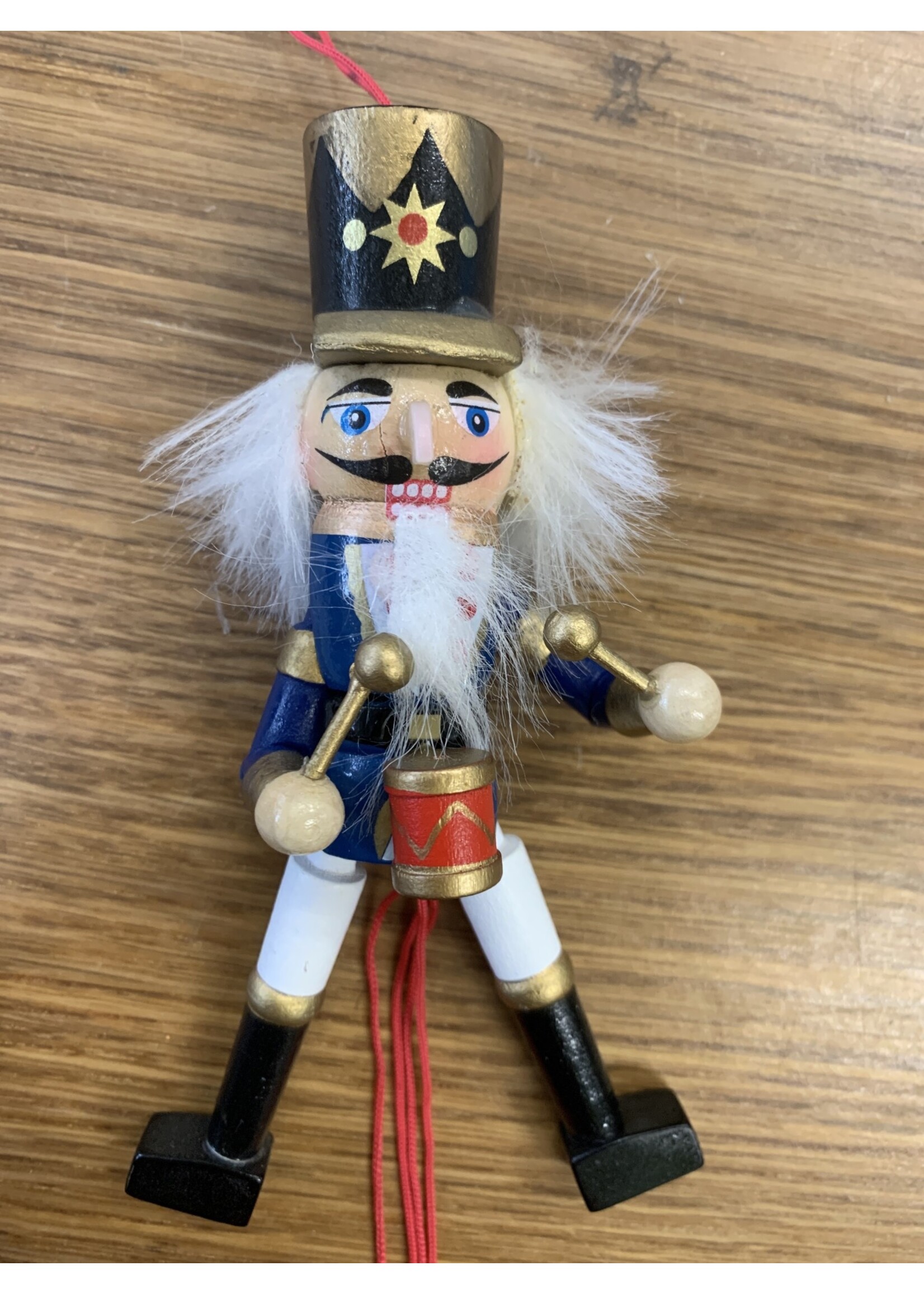 Nutcracker hanging decoration blue