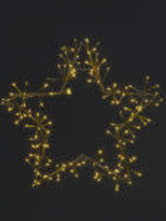 Snowtime Foldable Champagne Gold Star 150 LED Lights