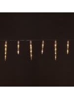 Snowtime Icicles 24 LED Plastic Warm White and multi coloured