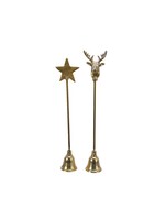 Decoris Gold coloured Candle Snuffer Star or Deer - Price for one