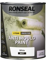 Ronseal Ronseal Anti Mould Paint Matt White 750ml