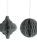 Sass & Belle Grey Paper Honeycomb Hanging Decoration (price is for one)