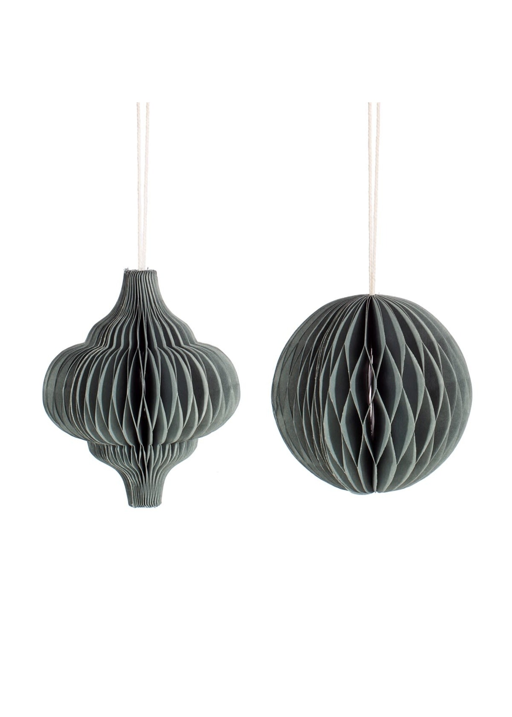 Sass & Belle Grey Paper Honeycomb Hanging Decoration