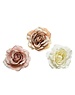 Decoris Clip on Roses Assorted Colours. Price For One