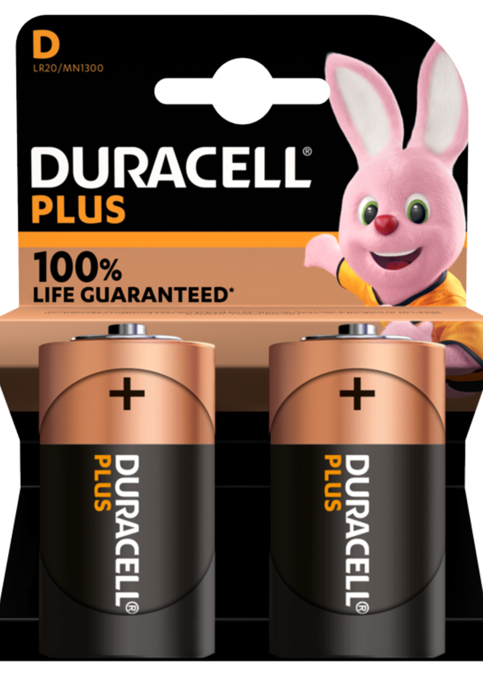 Duracell Duracell Plus Batteries C Size 2 Pack