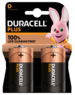 Duracell Plus Battery C 2 Pack