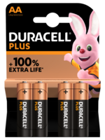 Duracell Duracell Plus Batteries AA 4 Pack
