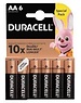 Duracell Plus Battery AA 6 Pack
