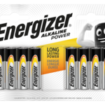 Energizer Alkaline Power AA Battery 8 Pack
