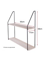 Kaemingk Iron and wood shelving unit