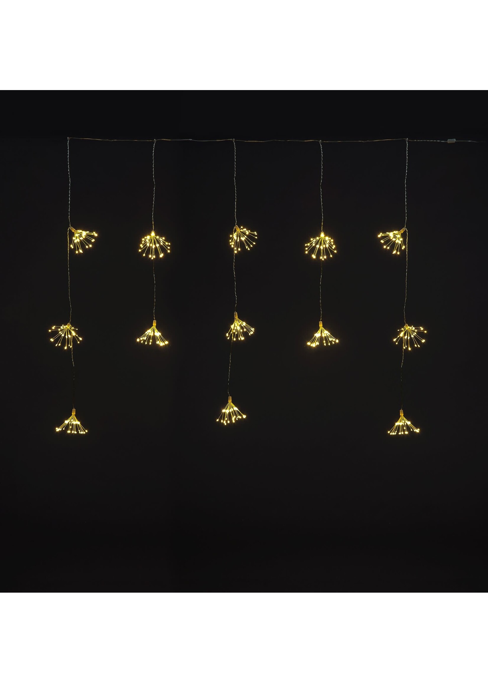 Snowtime Warm White 520 LED Firework Ball Curtain Light