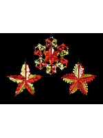 Premier Foil Decoration- Christmas hanging decoration in 3 styles price is for one