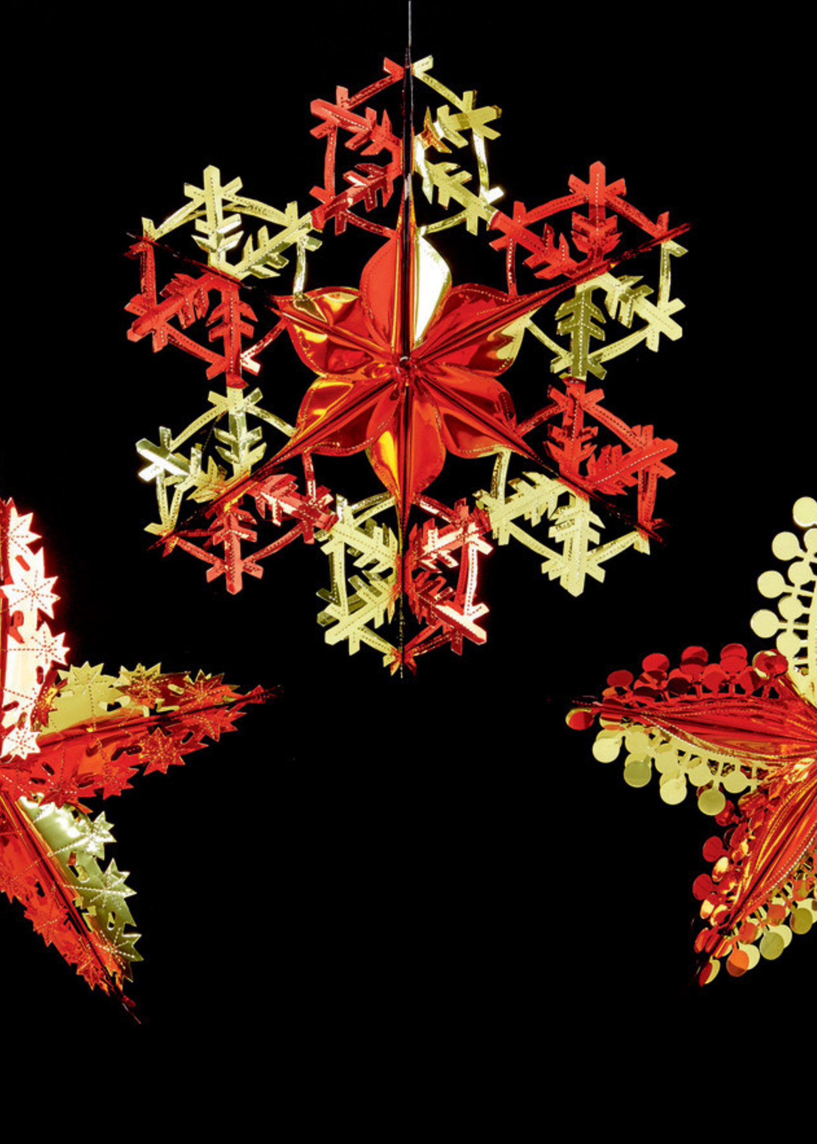 Premier Foil Decoration- Christmas hanging decoration in 3 styles price is for one