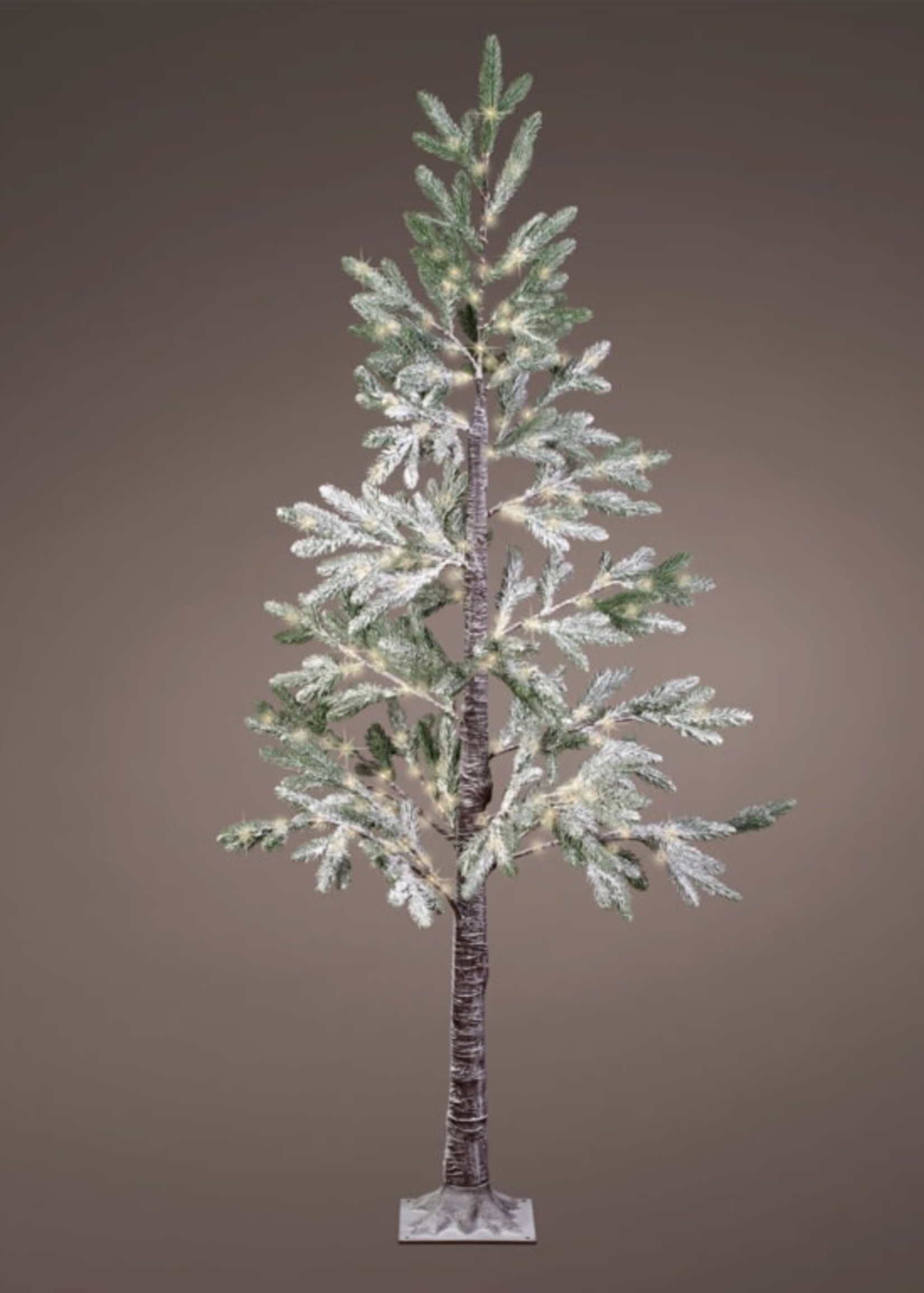 Kaemingk Tree Snowy Pine 312 LED Micro Warm White 180cm