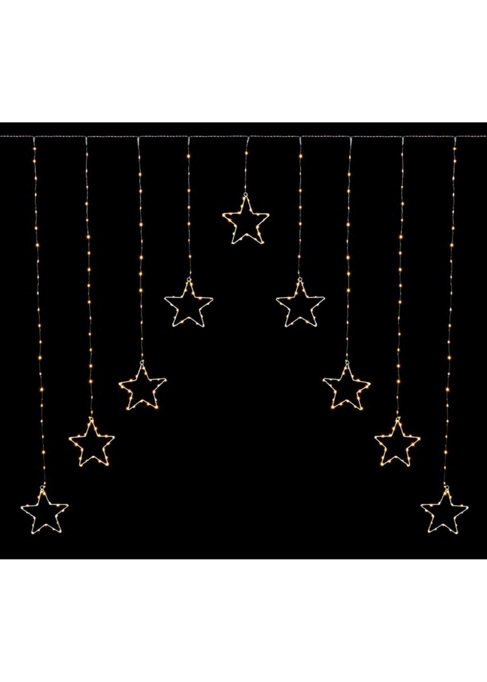 Premier Warm White Pin Star Curtain LED Lights Indoor/Outdoor 1.2 x1.2M