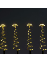 Snowtime Ice White 200 LED Spiral Lights Set of 4 30cm