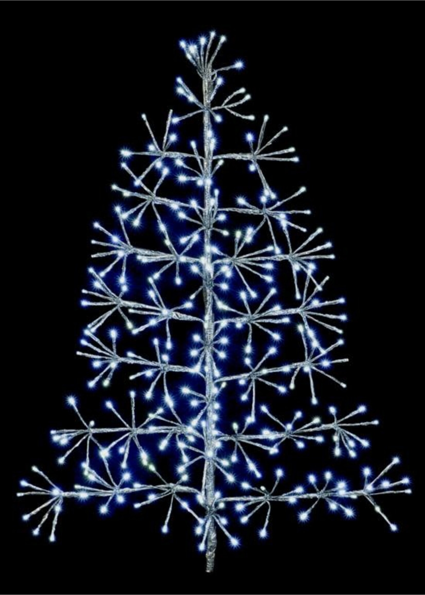 Premier Premier Starburst Tree White White LED Lights 60cm