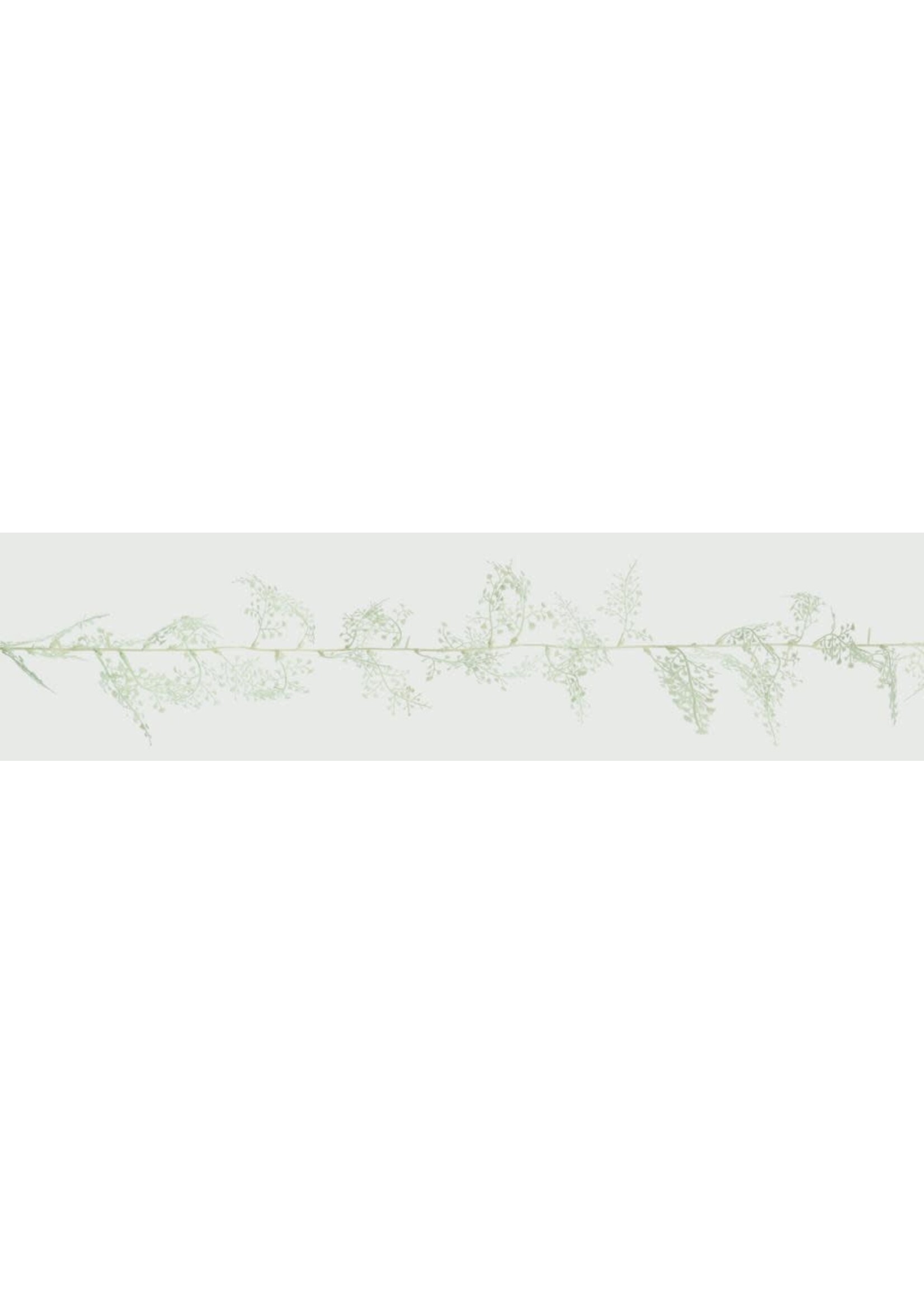 Premier Glitter Fern Leaf Garland White 1.8m