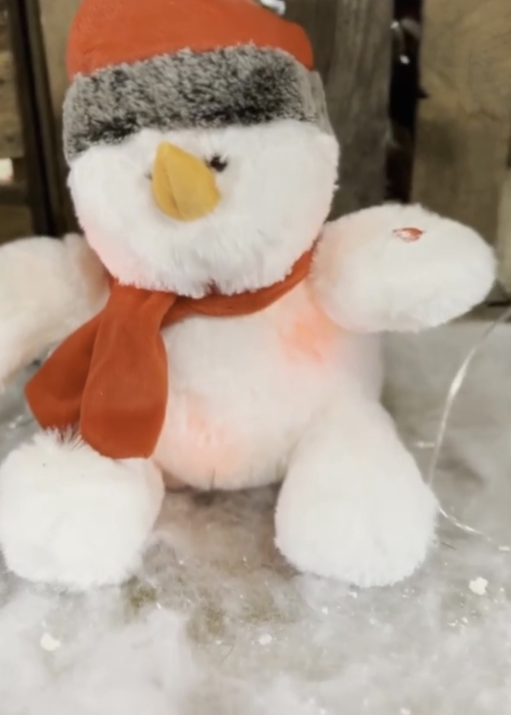 Snowman with music and colour changing LEDs