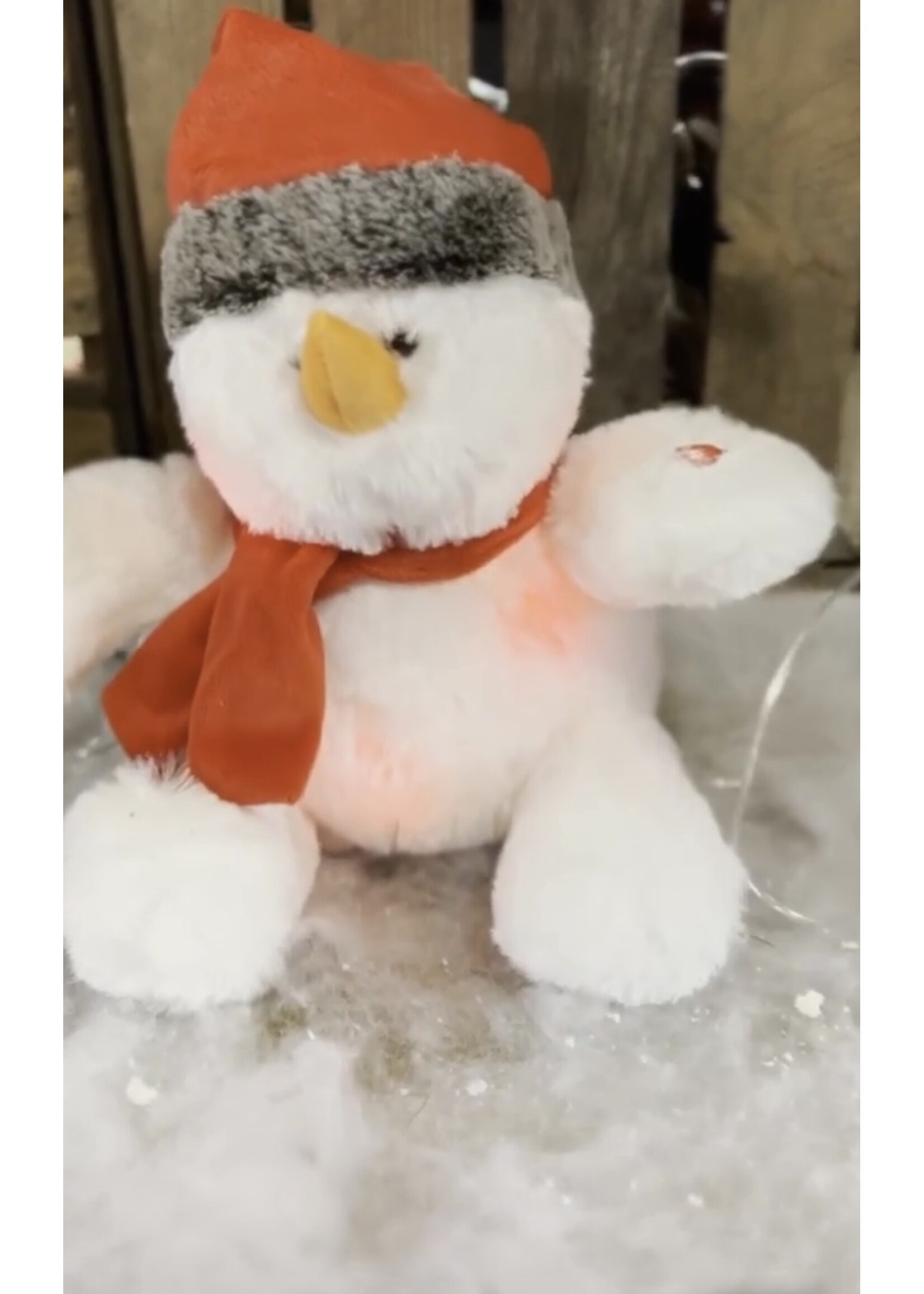 Snowman with music and colour changing LEDs