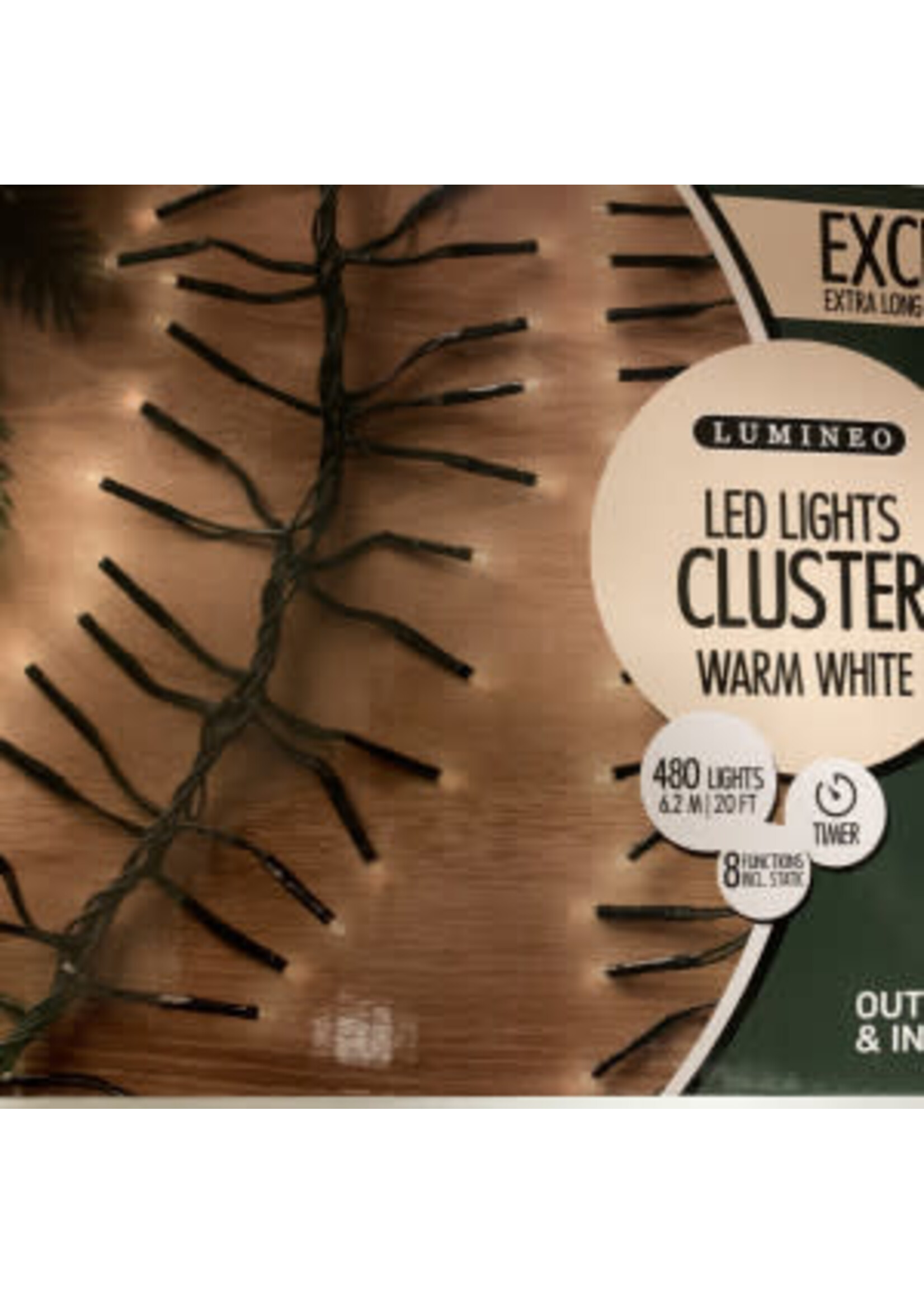 Lumineo Cluster Lights - Compact Twinkle LED indoor/outdoor - multi-function