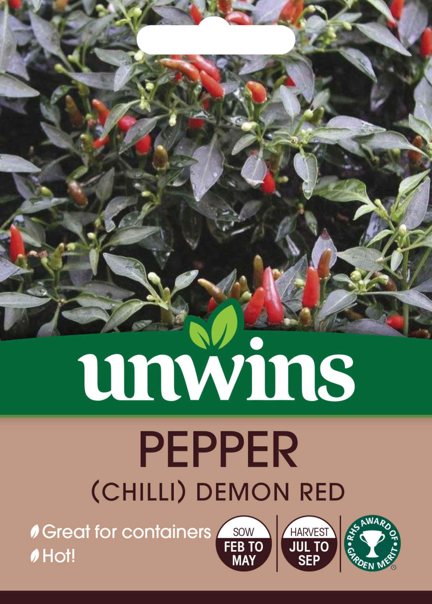 Unwins Pepper - (chilli) demon red