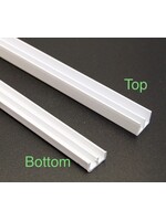 Easyfix Double Track Bottom  White 6mm x 1.83m *CLEARANCE*