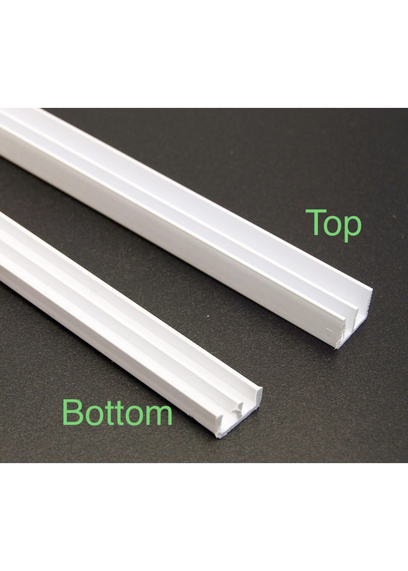 Easyfix Double Track Top White 6mm x 1.83m  *CLEARANCE*
