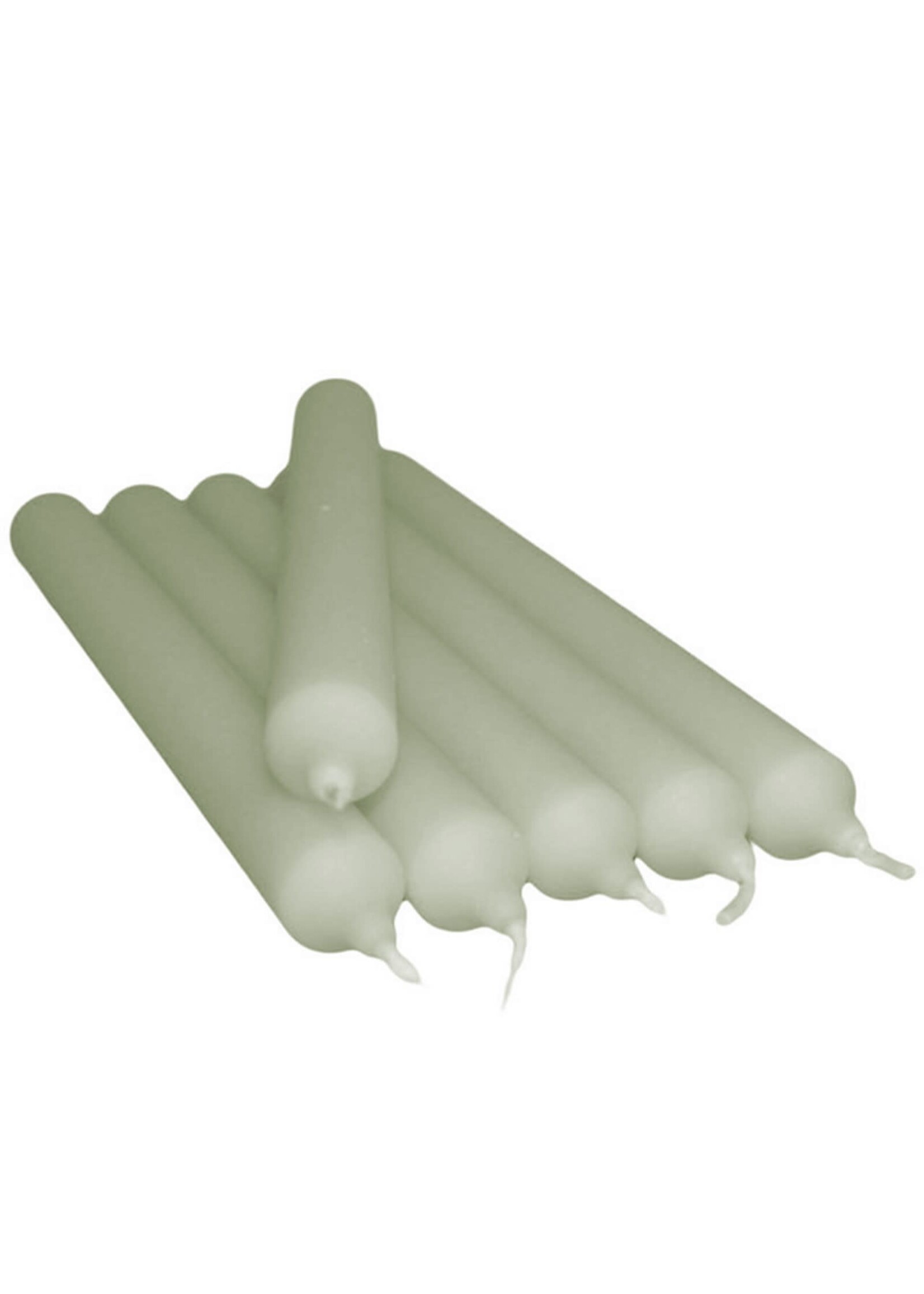 Ancient Wisdom Light Grey Dinner Candle 1x 8 Hours